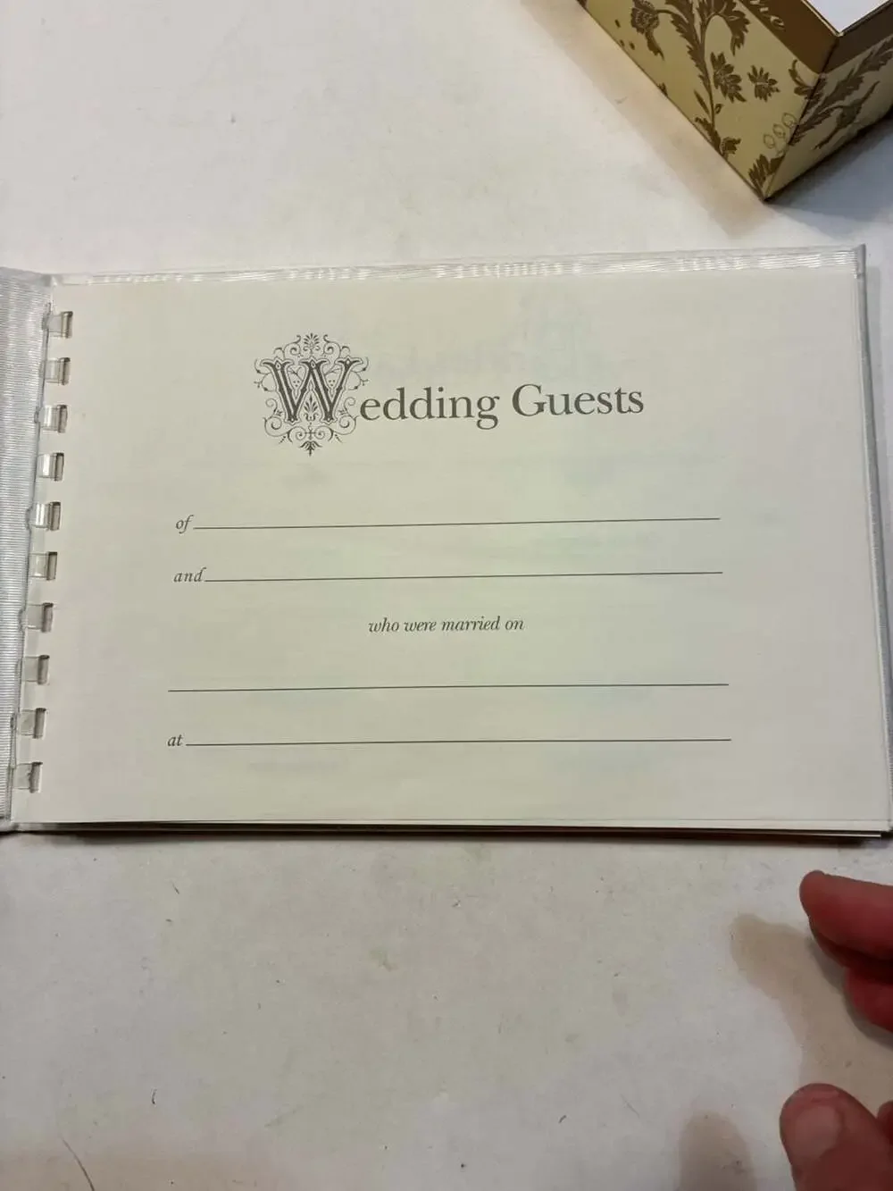 Beverly Clark Collection On This Day I Will Marry Wedding Guest Book